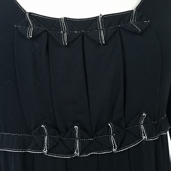 Max Studio Black Dress Small Long Sleeve - Picture 2 of 5